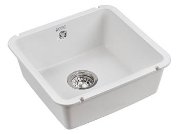 Кухонная мойка Paulmark UNTER PM204543-WH 45х45 цвет белый